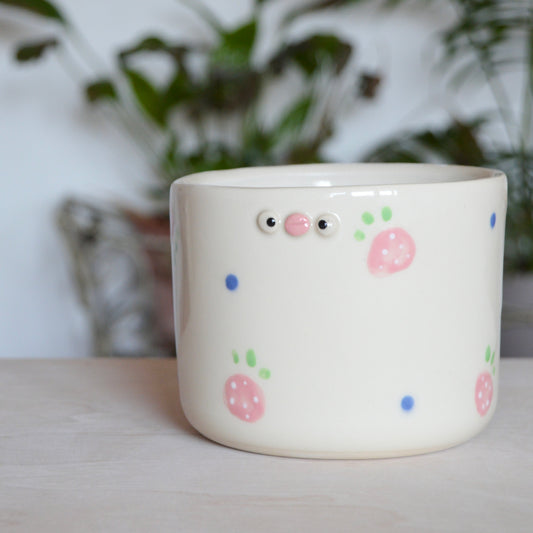 Pink Strawberry Pot