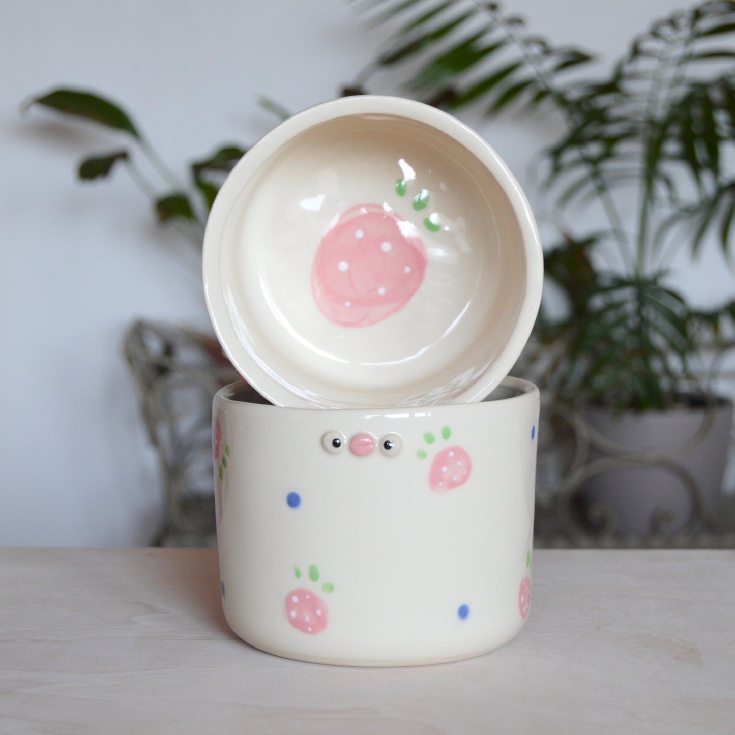 Pink Strawberry Pot