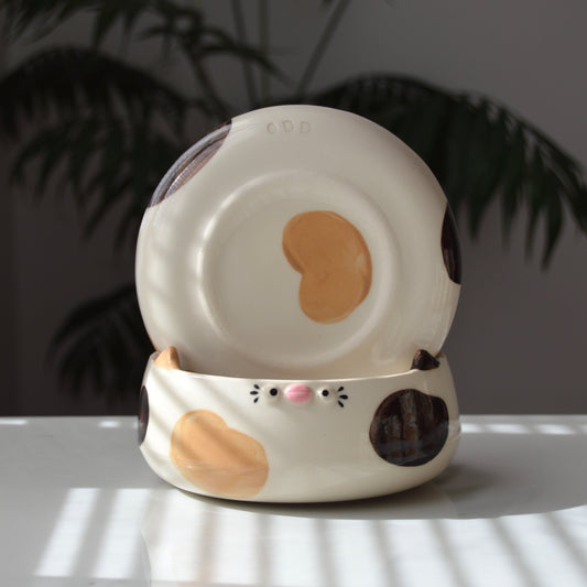 Calico Cat Bowl