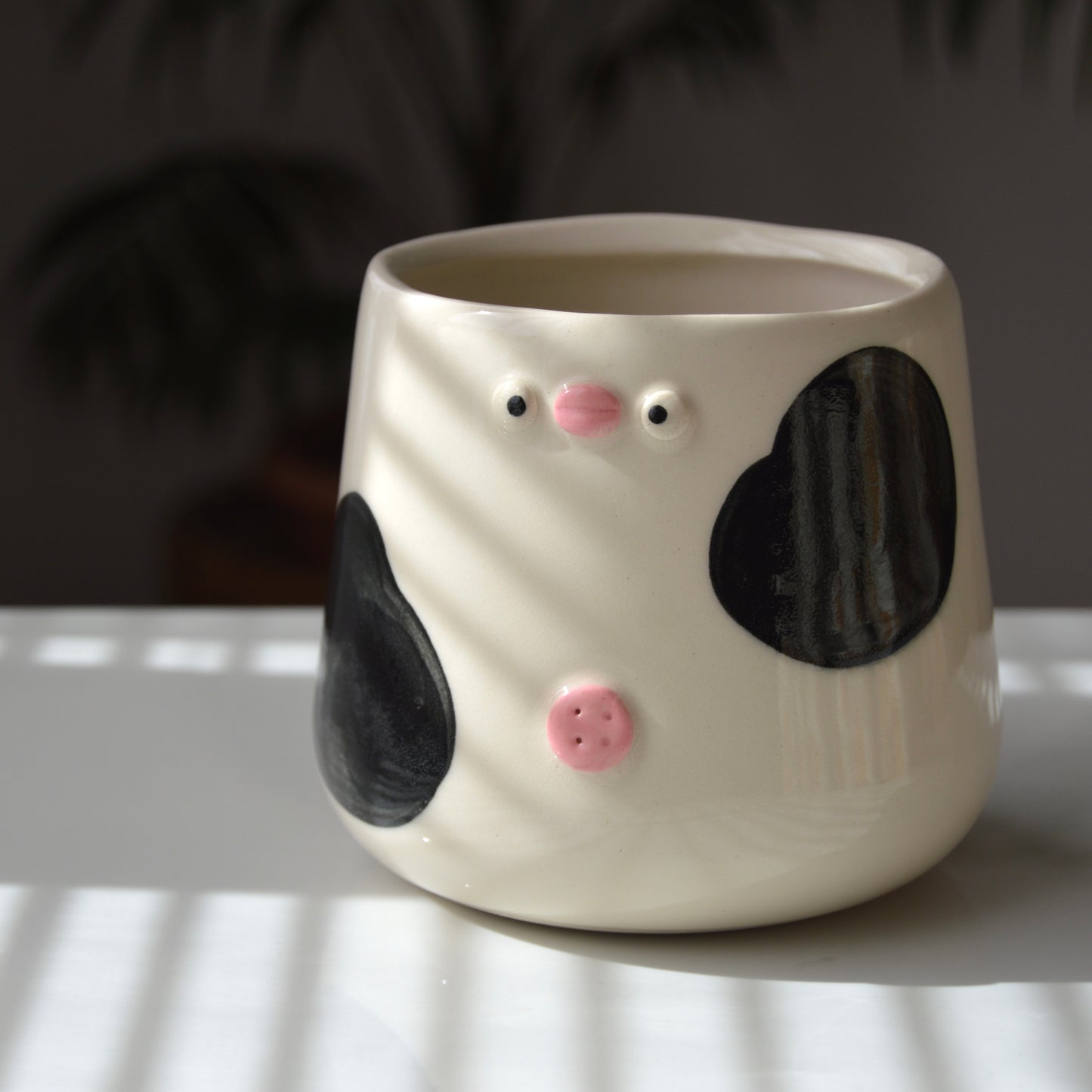 Holstein Cow Pot