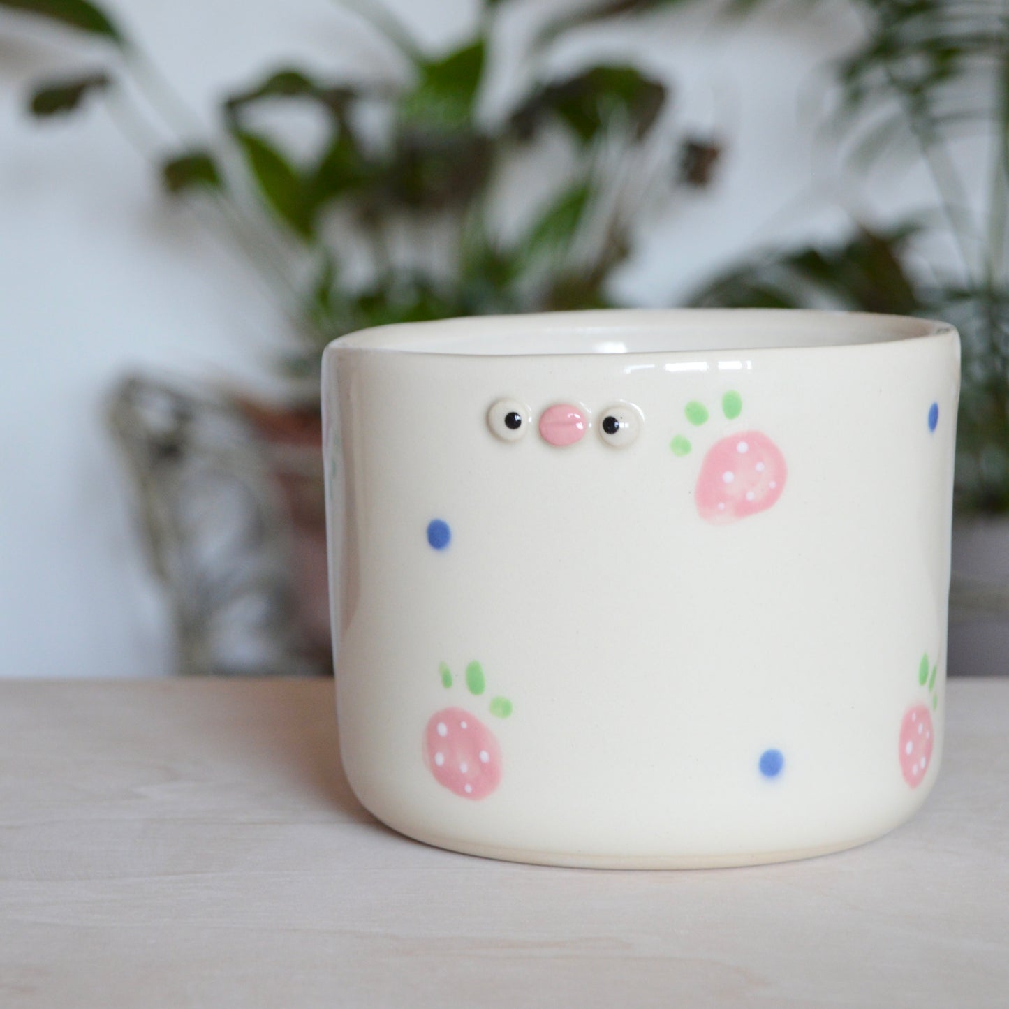 Pink Strawberry Pot