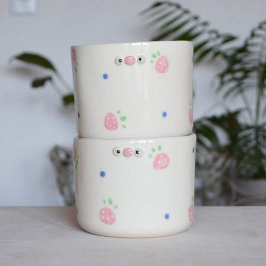 Pink Strawberry Pot